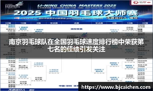 南京羽毛球队在全国羽毛球速度排行榜中荣获第七名的佳绩引发关注